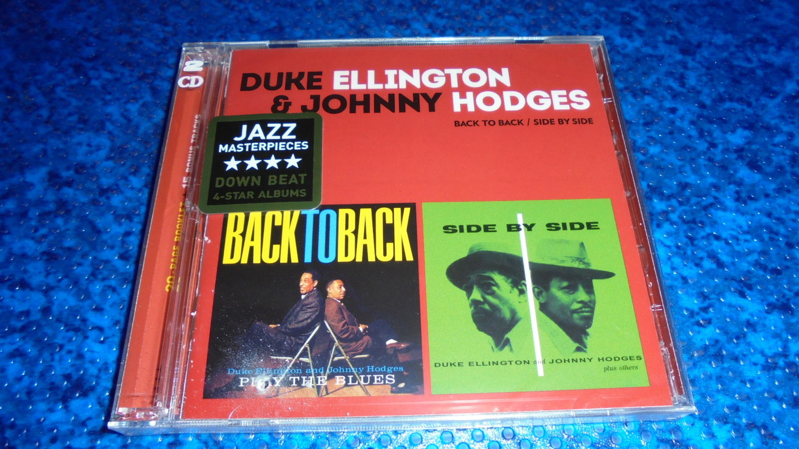 CD DOPPIO NUOVO SIGILLATO DUKE ELLINGTON JOHNNY HODGES BACK TO BACK SIDE TO SIDE