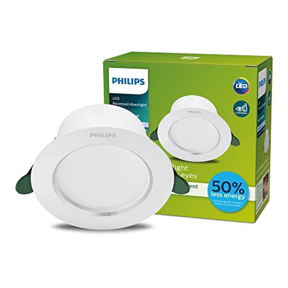 PHILIPS LED Downlight Rotondo, Diamond Cut Ultra Efficient, Luce Bianca Fredda,