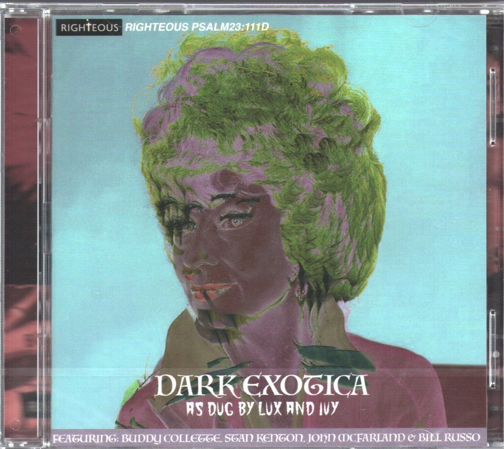 Various Artists Dark Exotica (As Dug By Lux and Ivy) double CD UK Righteous 2022