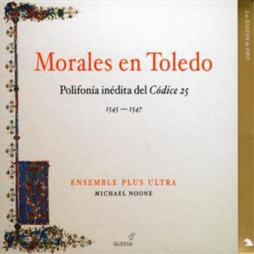 Cristobal de Morales Morales En Toledo (Noone, Ensemble Plus Ultra) (CD) Album