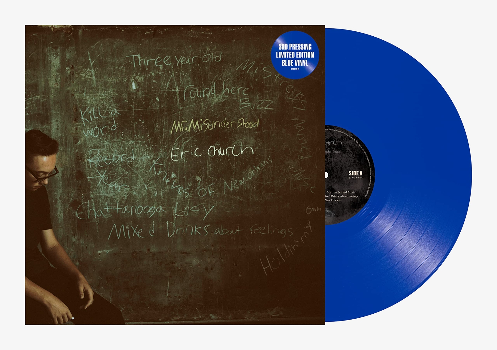 Eric Church Mr. Misunderstood Blue (Vinyl LP)