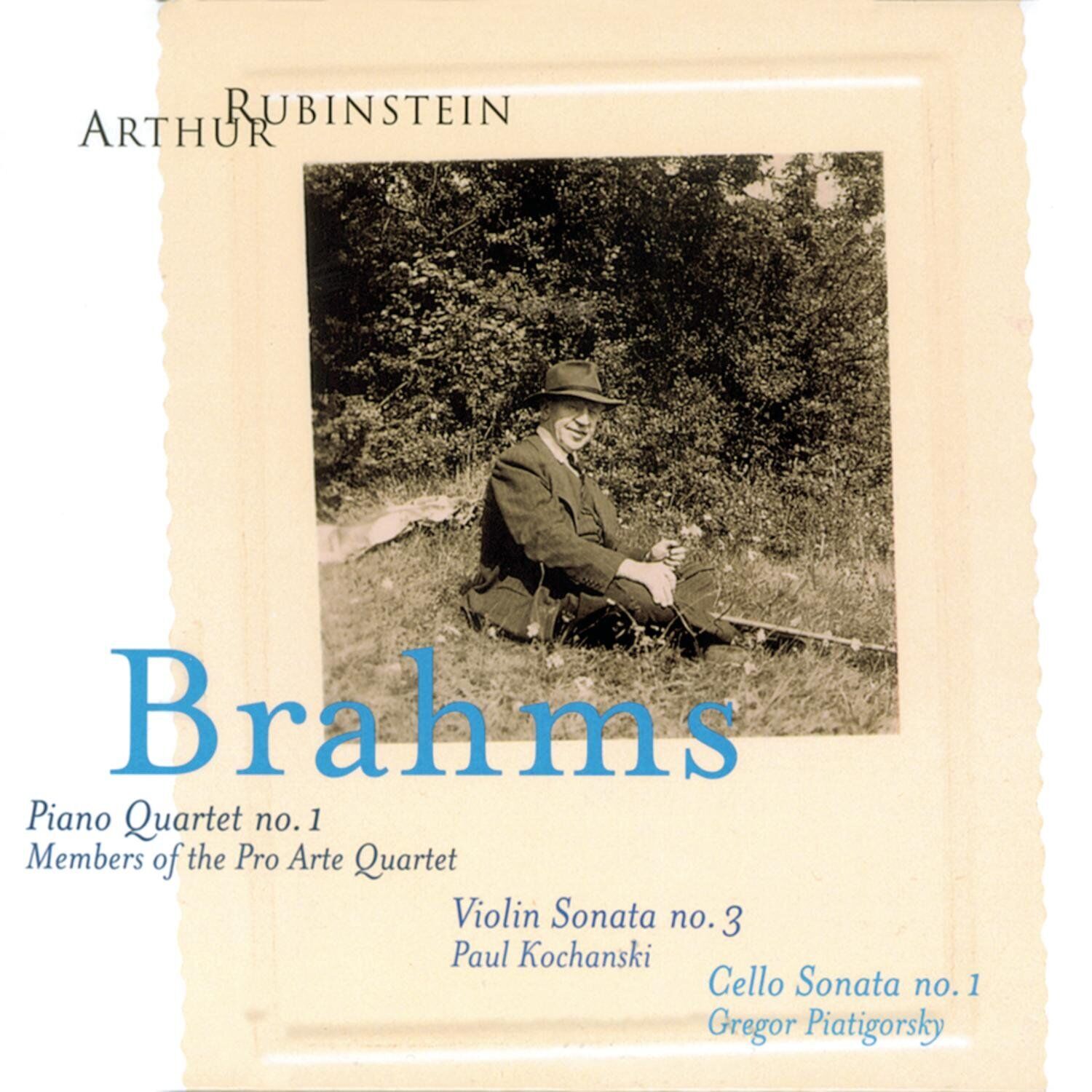 Johannes Brahms Rubinstein Collection, Vol. 3- Brahms: Piano Quartet, No. 1 (CD)