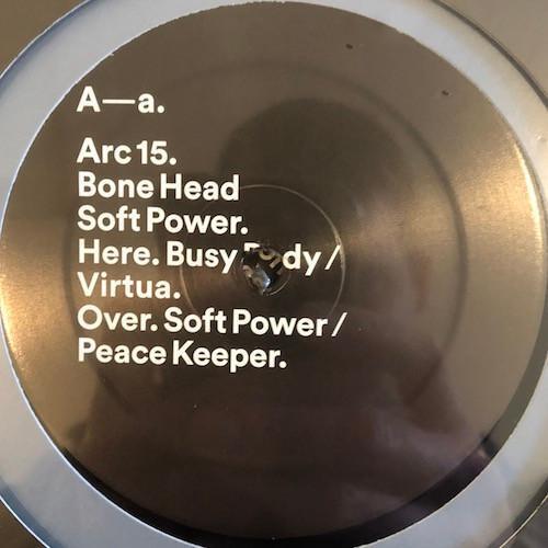 Bone Head Soft Power 12" vinyl Europe Arcola 2018 in die cut company black card