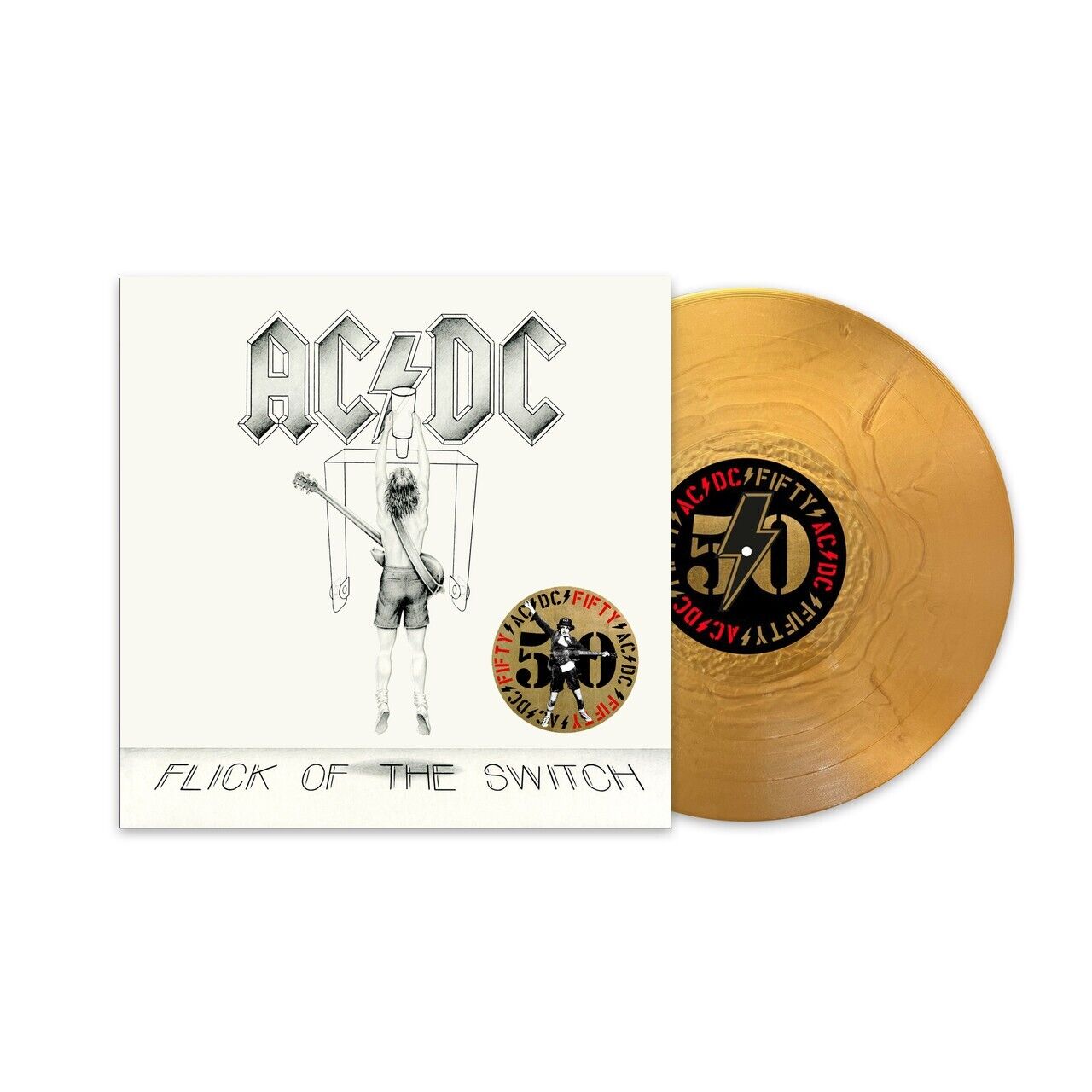 AC/DC - Flick Of The Switch. 50th ann. ed. (2024) LP gold Vinyl pre-order