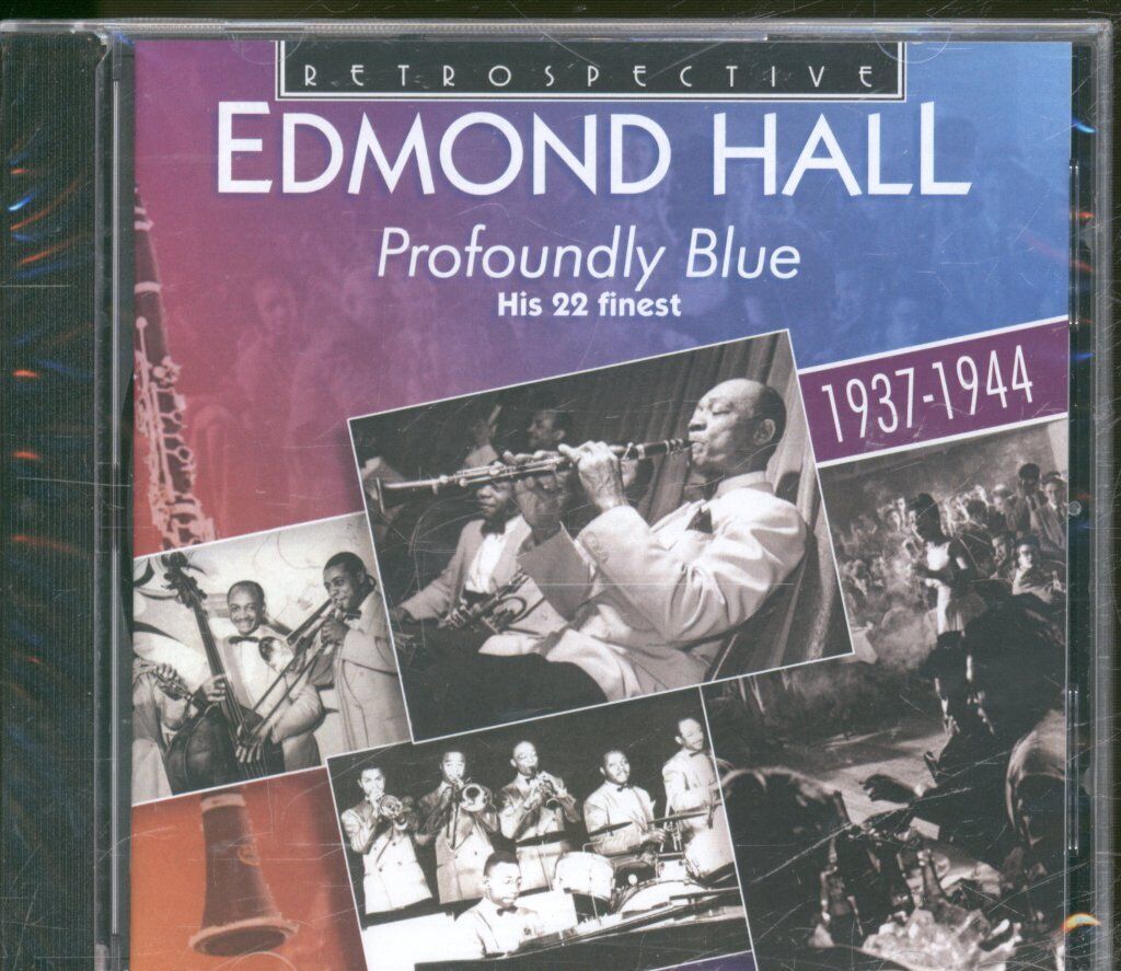 Edmond Hall Profoundly Blue CD UK Retrospective 2016 Sealed RTR4286