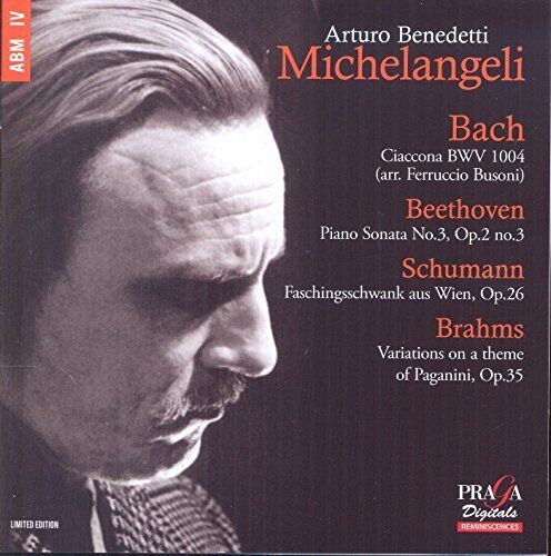 DSD350095 Arturo Benedetti Michelangeli Arturo Benedetti Michelangeli - Bach