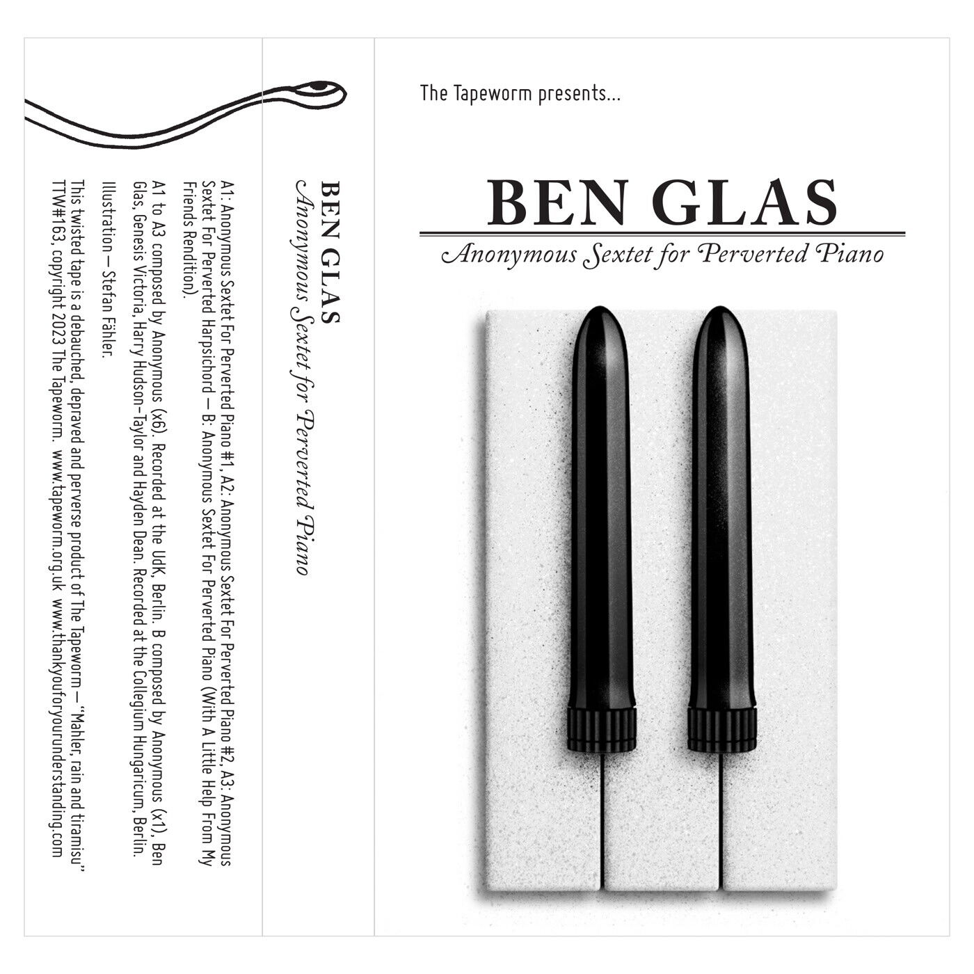 TTW163 - Ben Glas - Ben Glas: Anonymous Sextet For Perverted Piano - Cassette