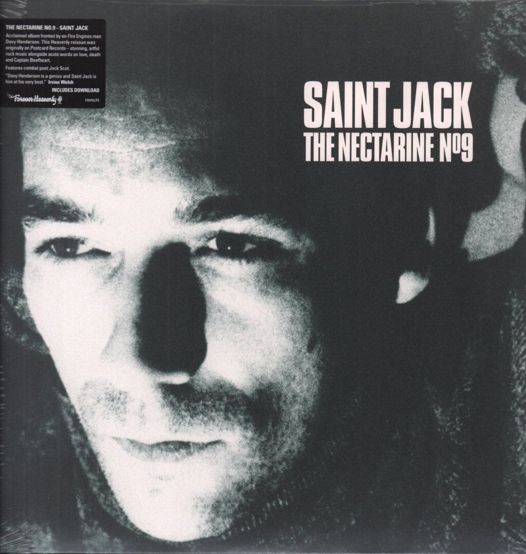 Nectarine No 9 Saint Jack LP vinyl Europe Heavenly 2015 with lyric inner and