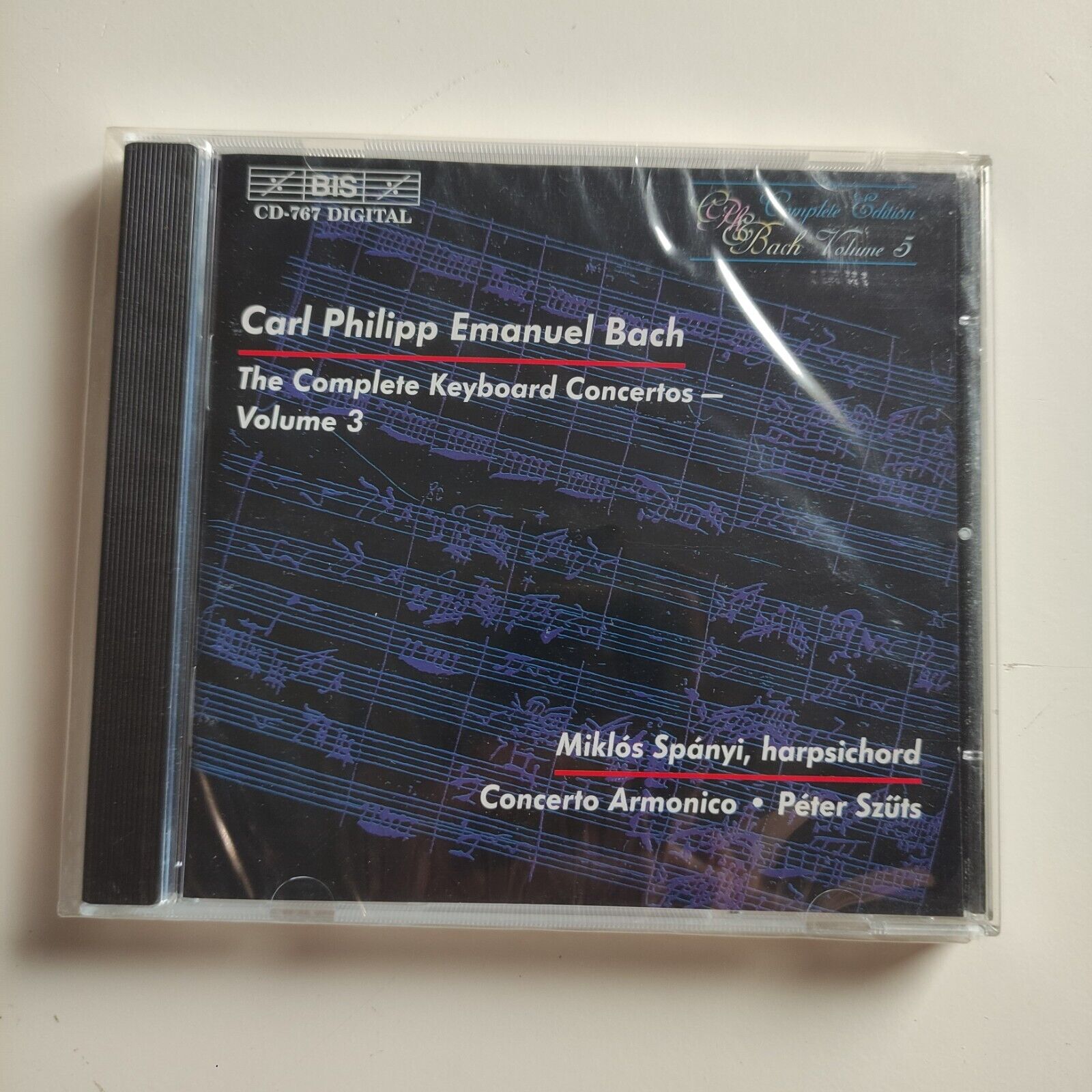 Bach - The Complete Keyboard Concertos - Vol. 3 / 1 CD sigillato / BIS