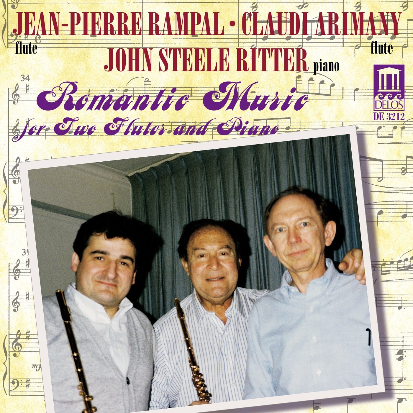 Doppler, Franz Romantic Music for Two Flutes and Piano (Rampal, Arimany) (CD)