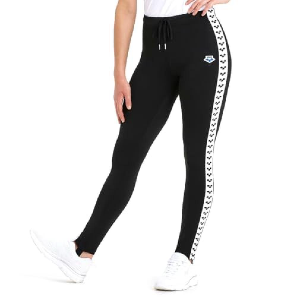 (TG. L) Arena W Caroline Team, Tights Donna, Black-White-Black, L - NUOVO