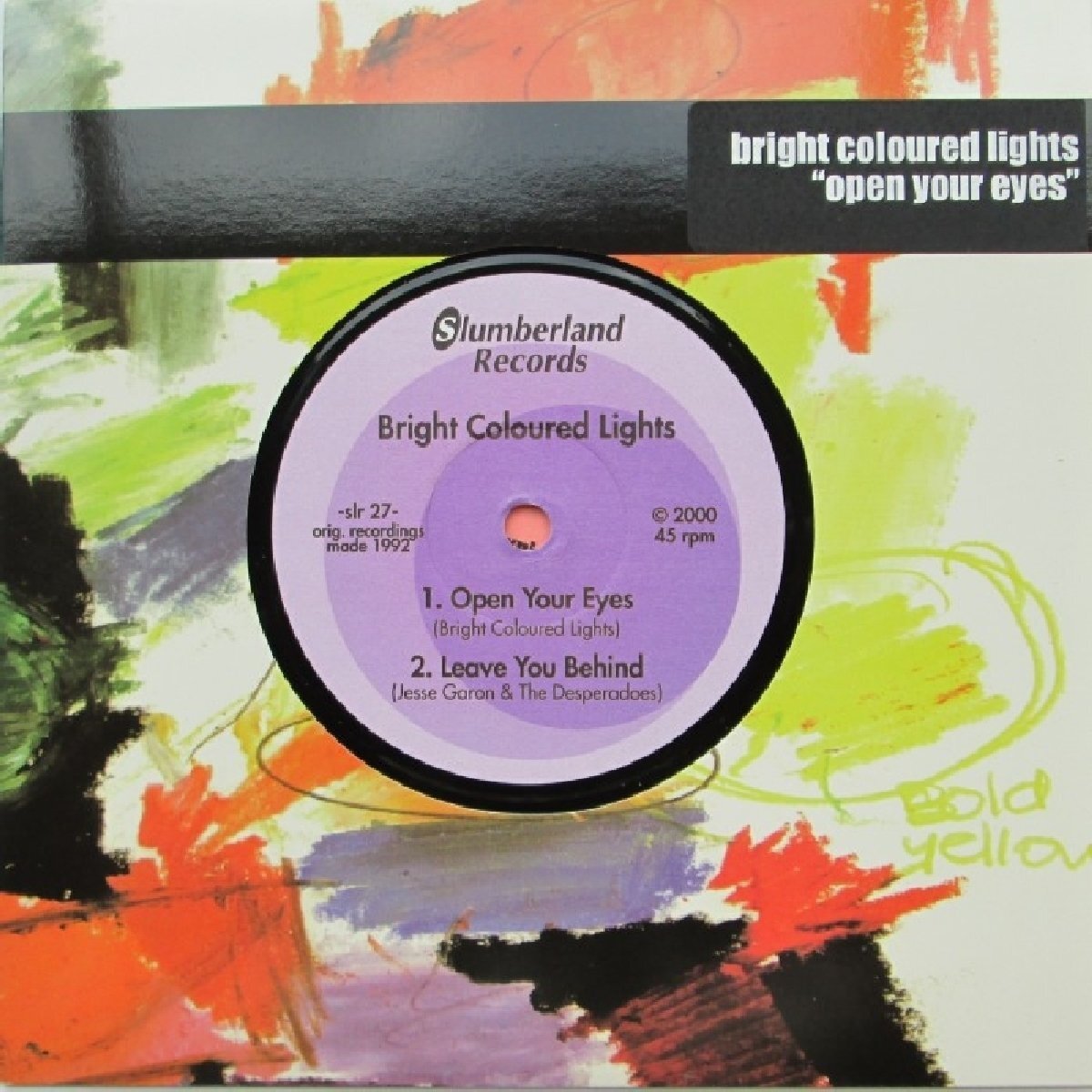 Bright Coloured Lights Open Your Eyes (Vinyl LP)