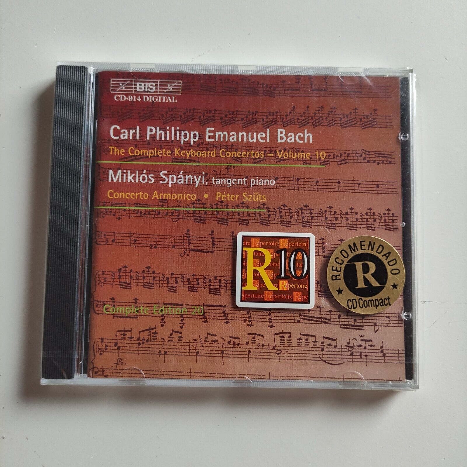 Bach - The Complete Keyboard Concertos - Vol. 10 / 1 CD sigillato / BIS