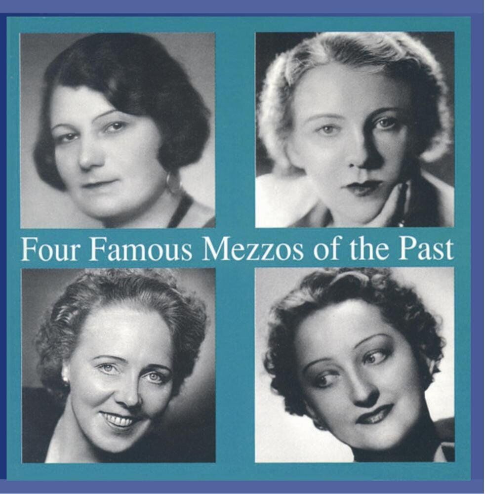 Gertrud Runger Fourfamous Mezzos of (CD)