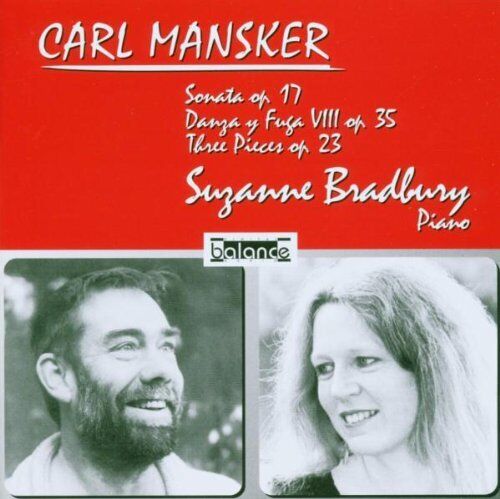 Bradbury,Susann Carl Mansker: Klavierwerke Sonata (op. 17) Three Pieces (op (CD)