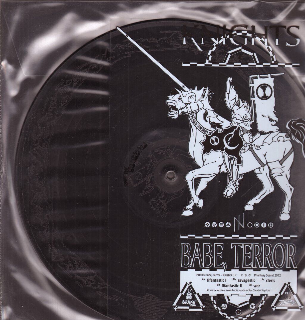 Babe, Terror Knights 12" vinyl UK Because Music 2012 etched disc still sealed