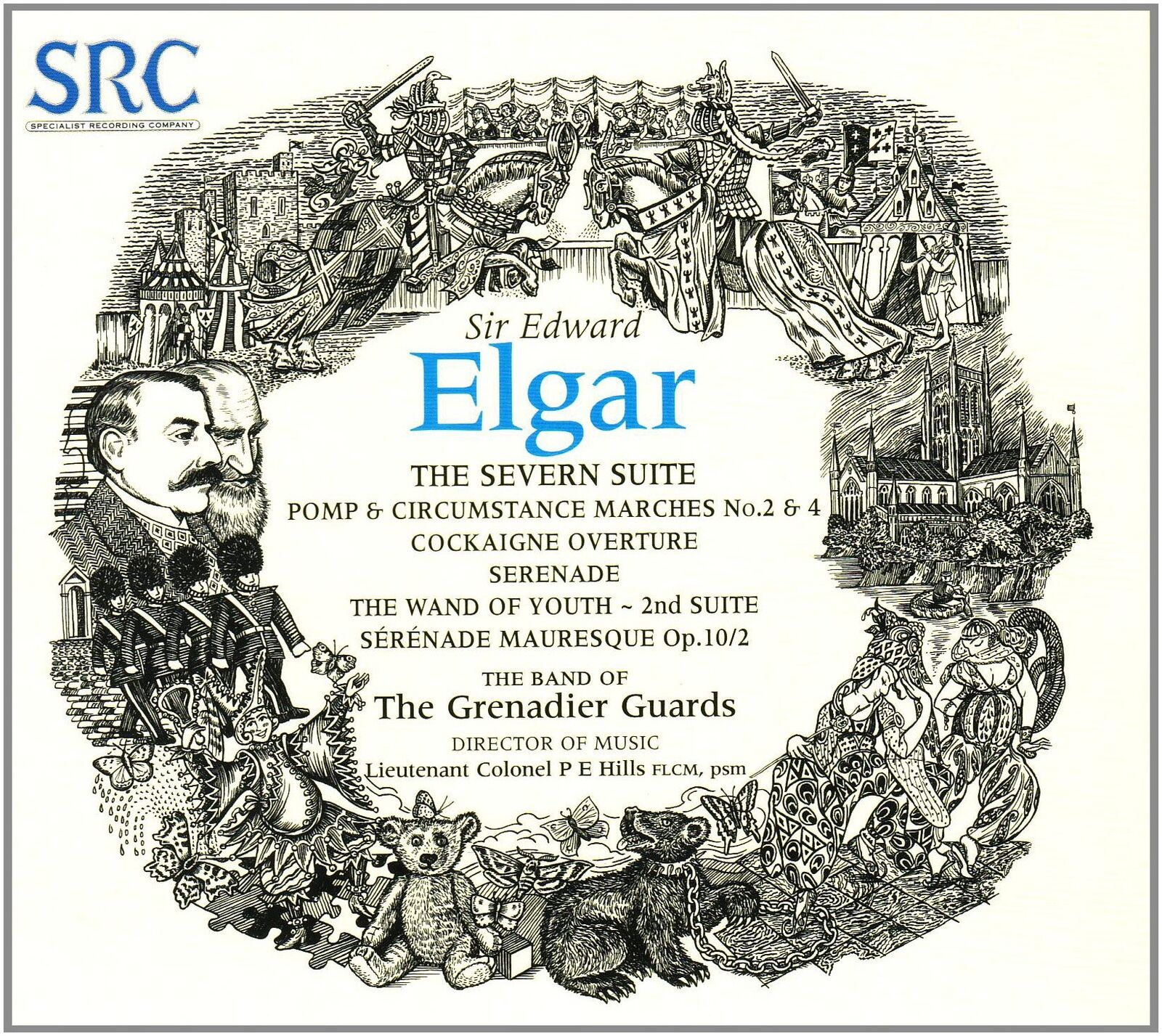 SRC105 Band of the Grenadier Guard Edward Elgar - the Severn Suite CD SRC105 NEW