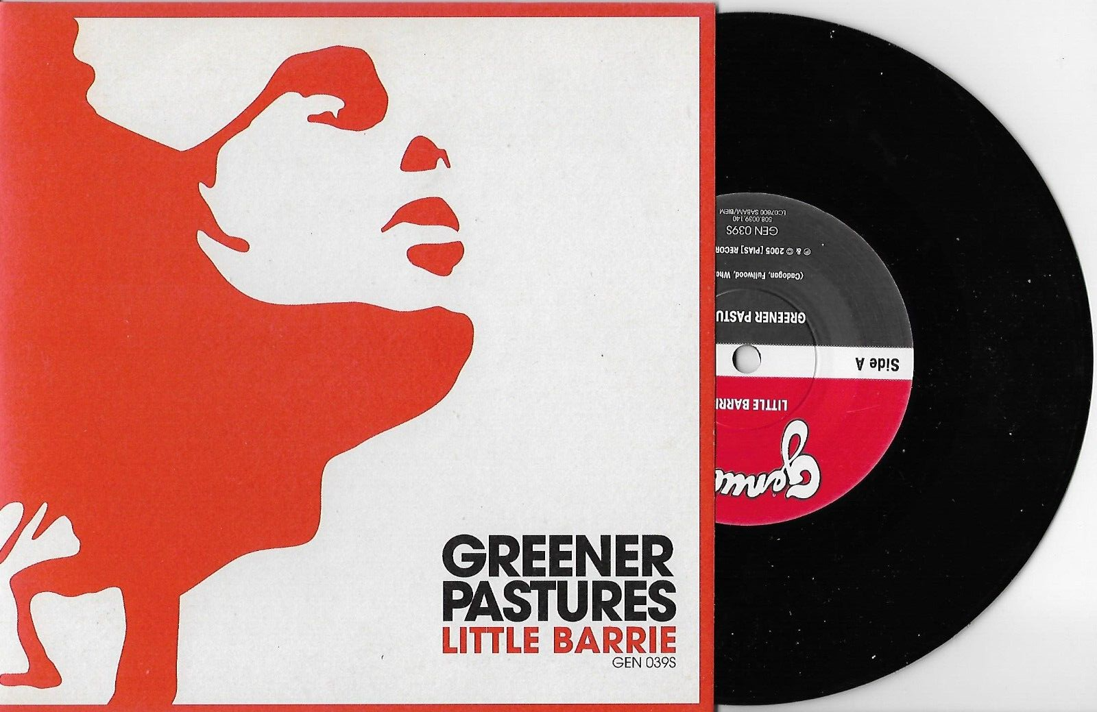 LITTLE BARRIE Greener Pastures 7" single Nuovo