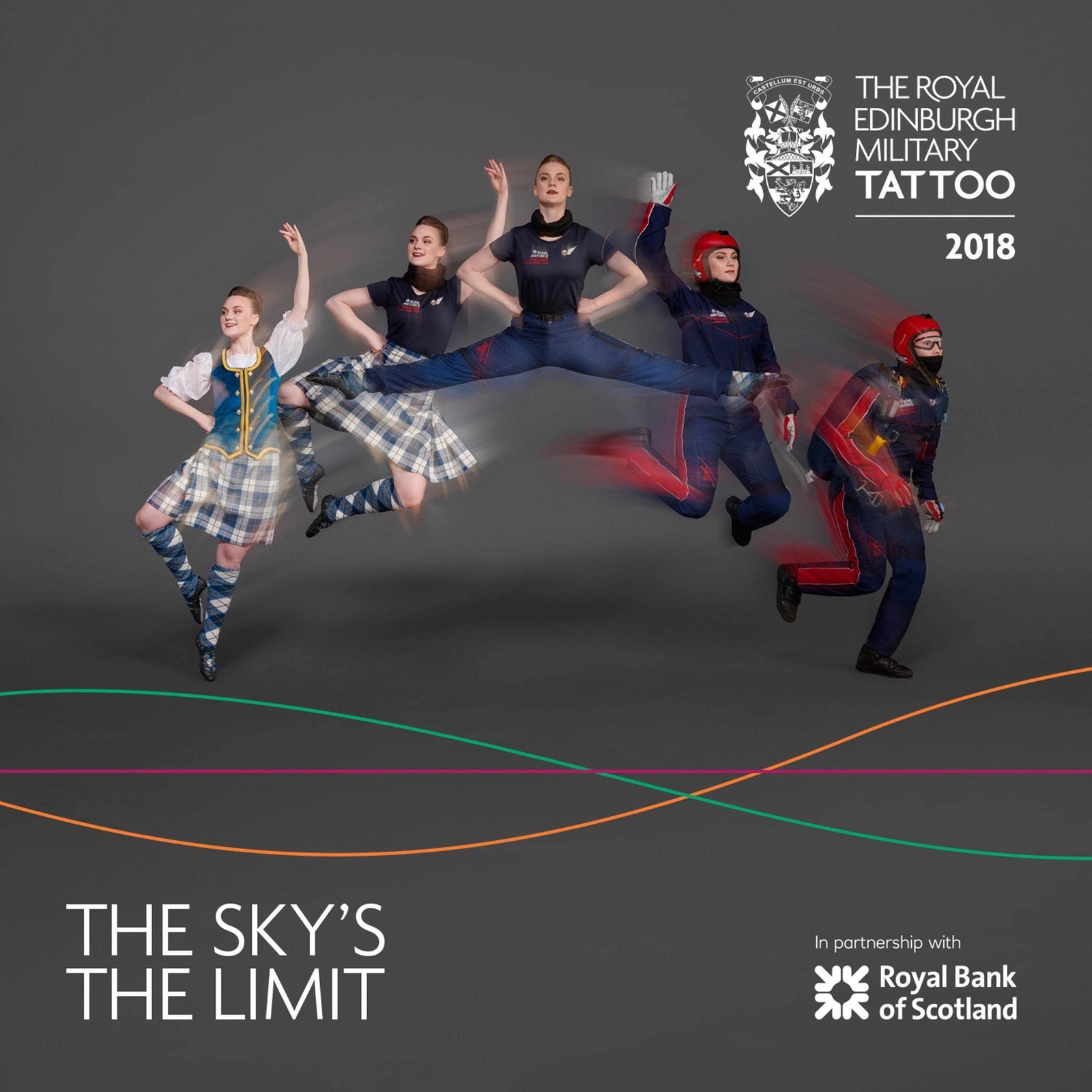 Various Artiste The Royal Edinburgh Military Tattoo 2018 - The Sky's The Li (CD)