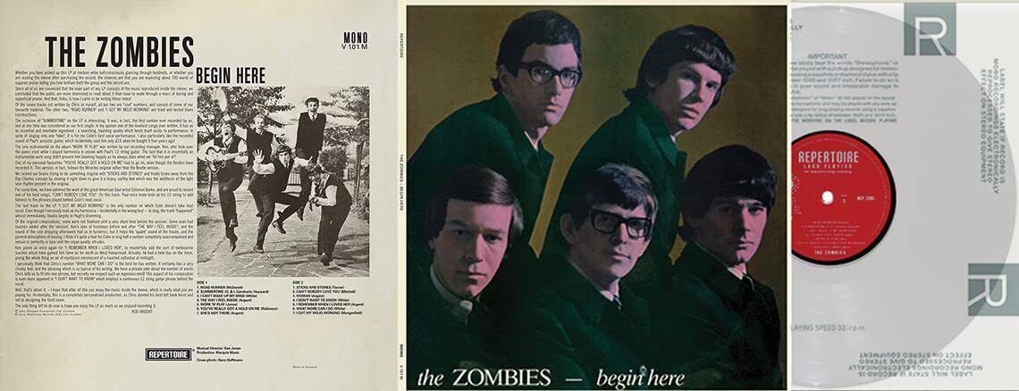 Zombies Begin Here LP Vinyl V101C NEW