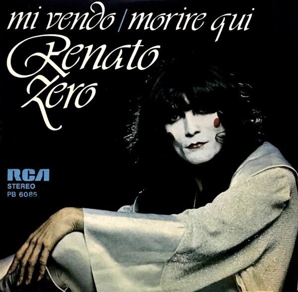RENATO ZERO - MI VENDO / MORIRE QUI - 45 GIRI 7" VINILE BLU SIGILLATO RSD 2017