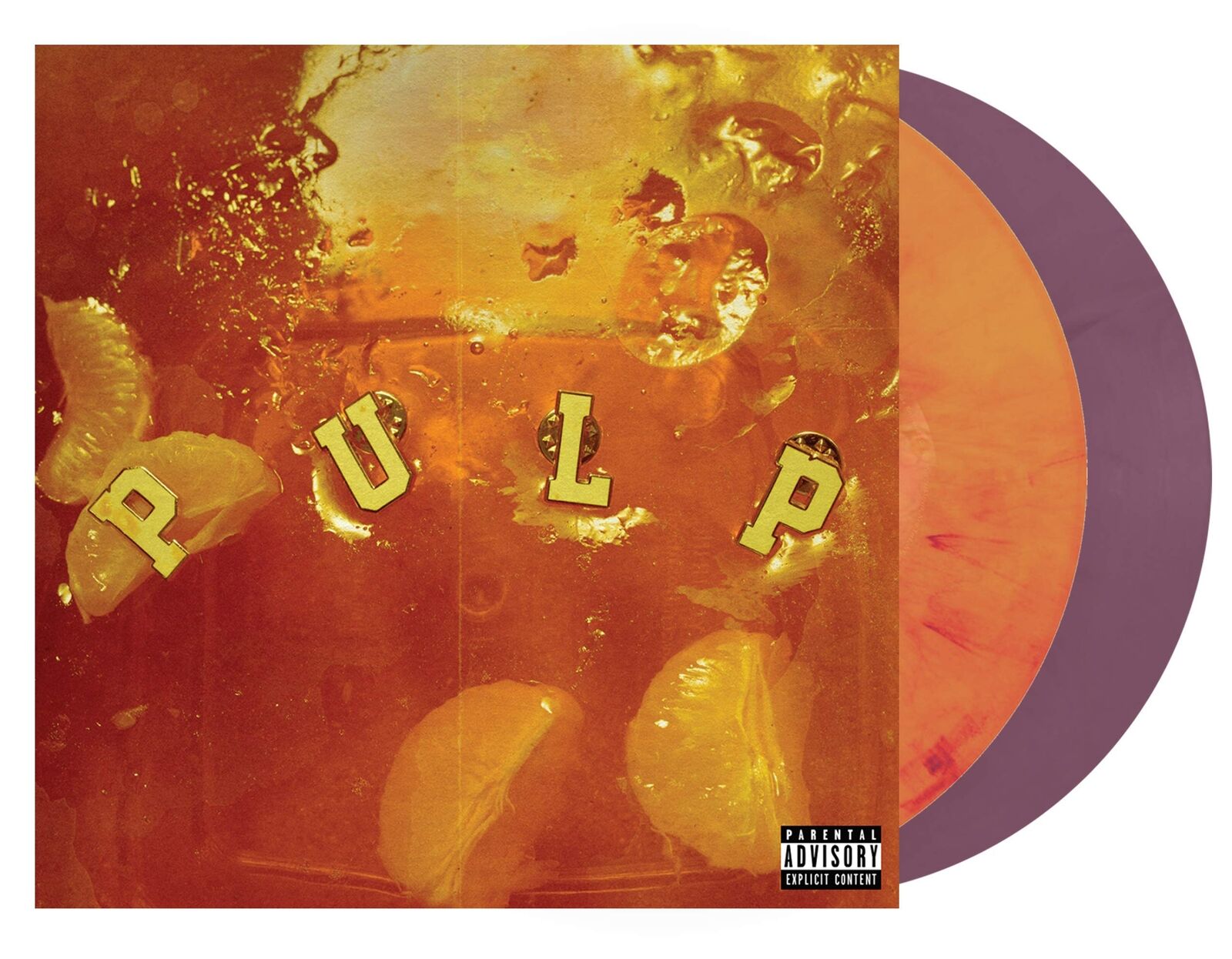 Ambre Pu Director's Cut Orange Marble/Grey Blue (Vinyl LP)