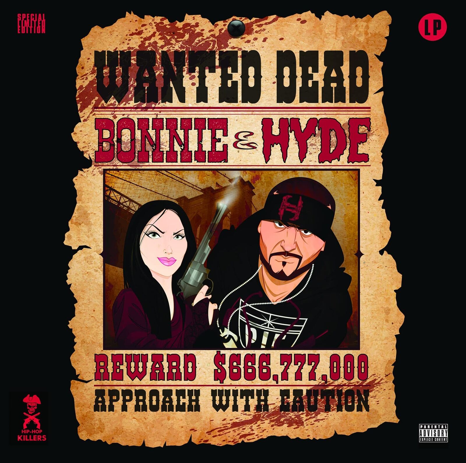 Mr. Hyde and Cherie Rain Bonnie & Hyde LP Vinyl MORXI NEW