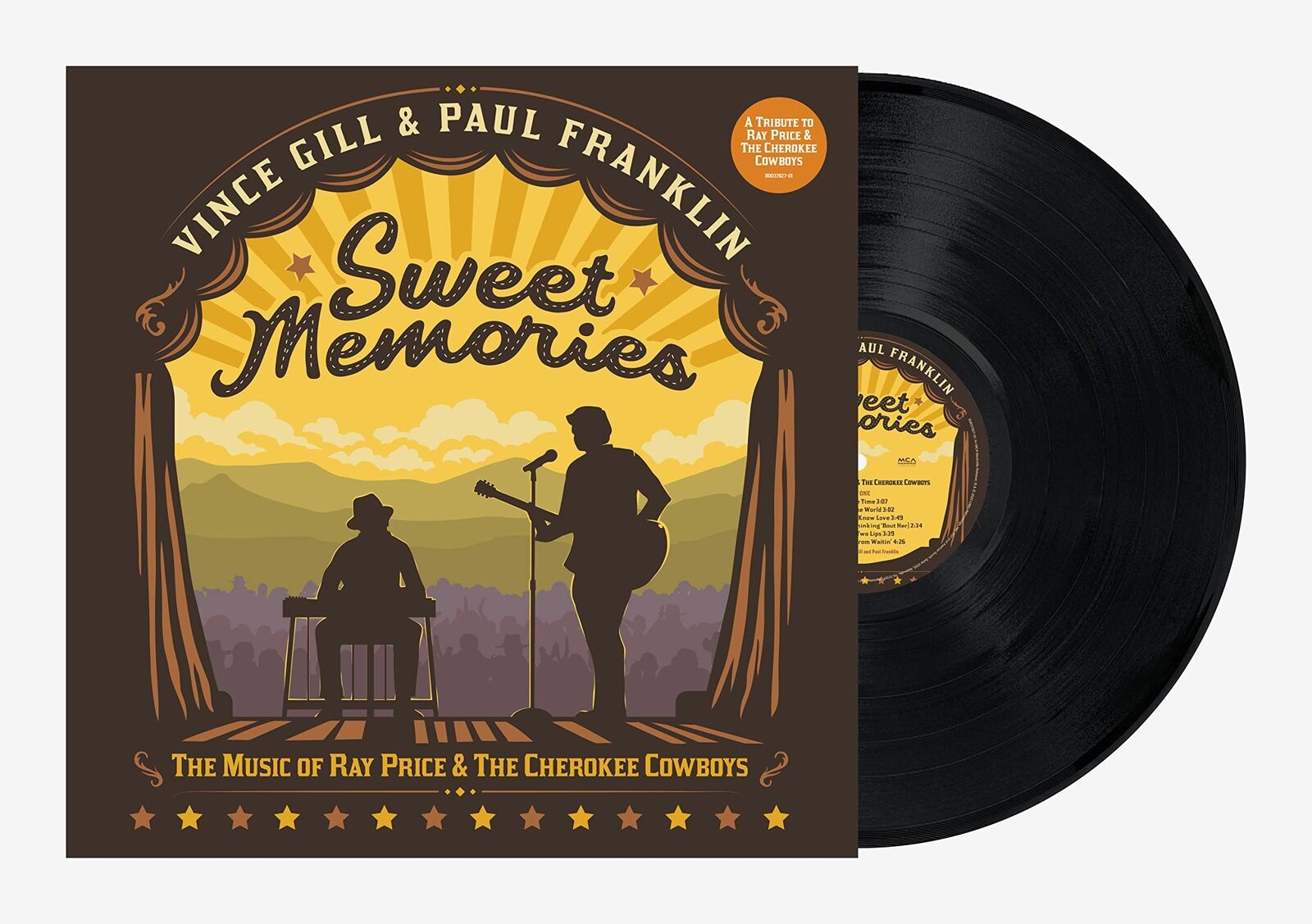 Vince Gill & Pau Sweet Memories: The Music Of Ray Price & The Cherok (Vinyl LP)