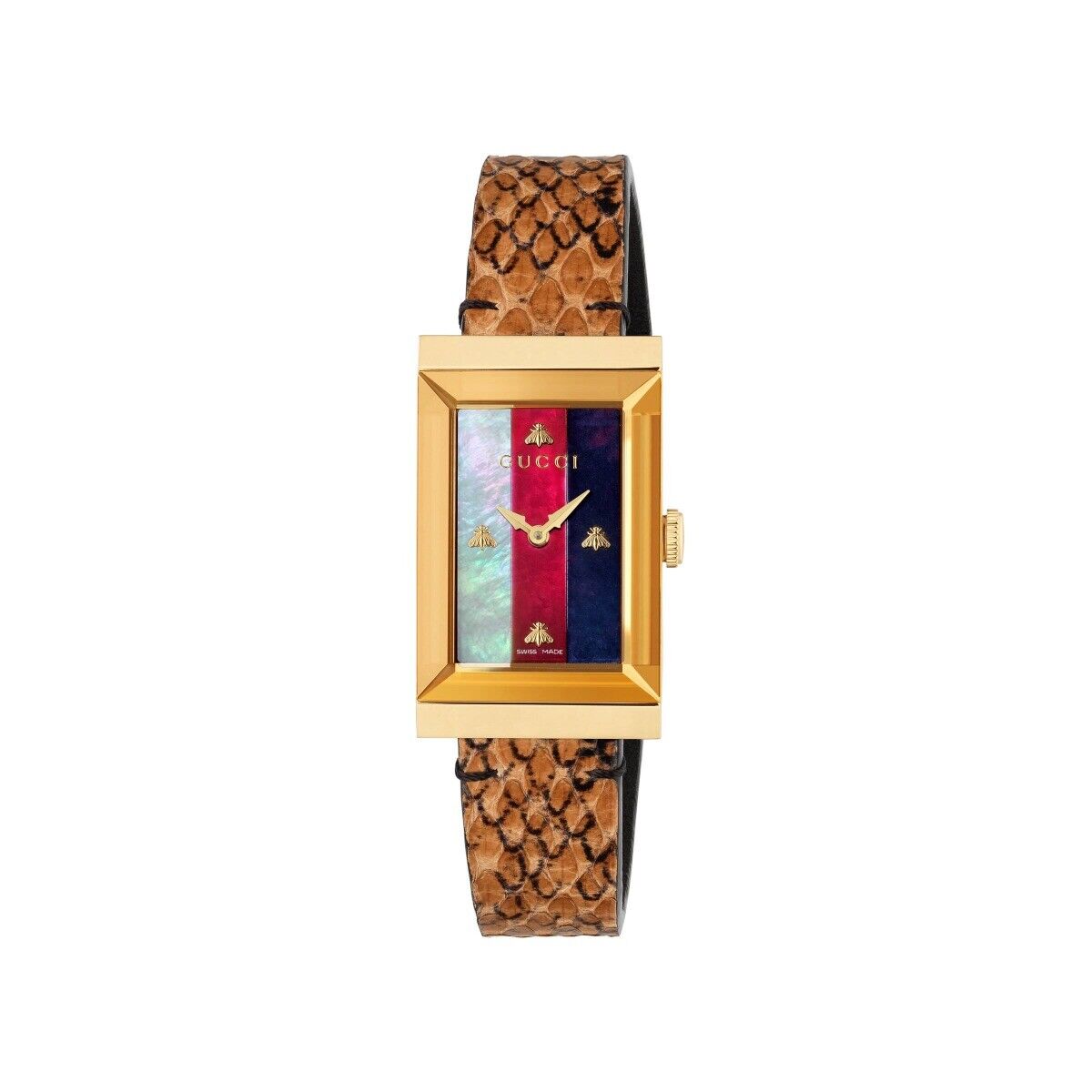 YA147402 Gucci G-Frame / orologio donna / quadrante madreperla sylvie crema, ...