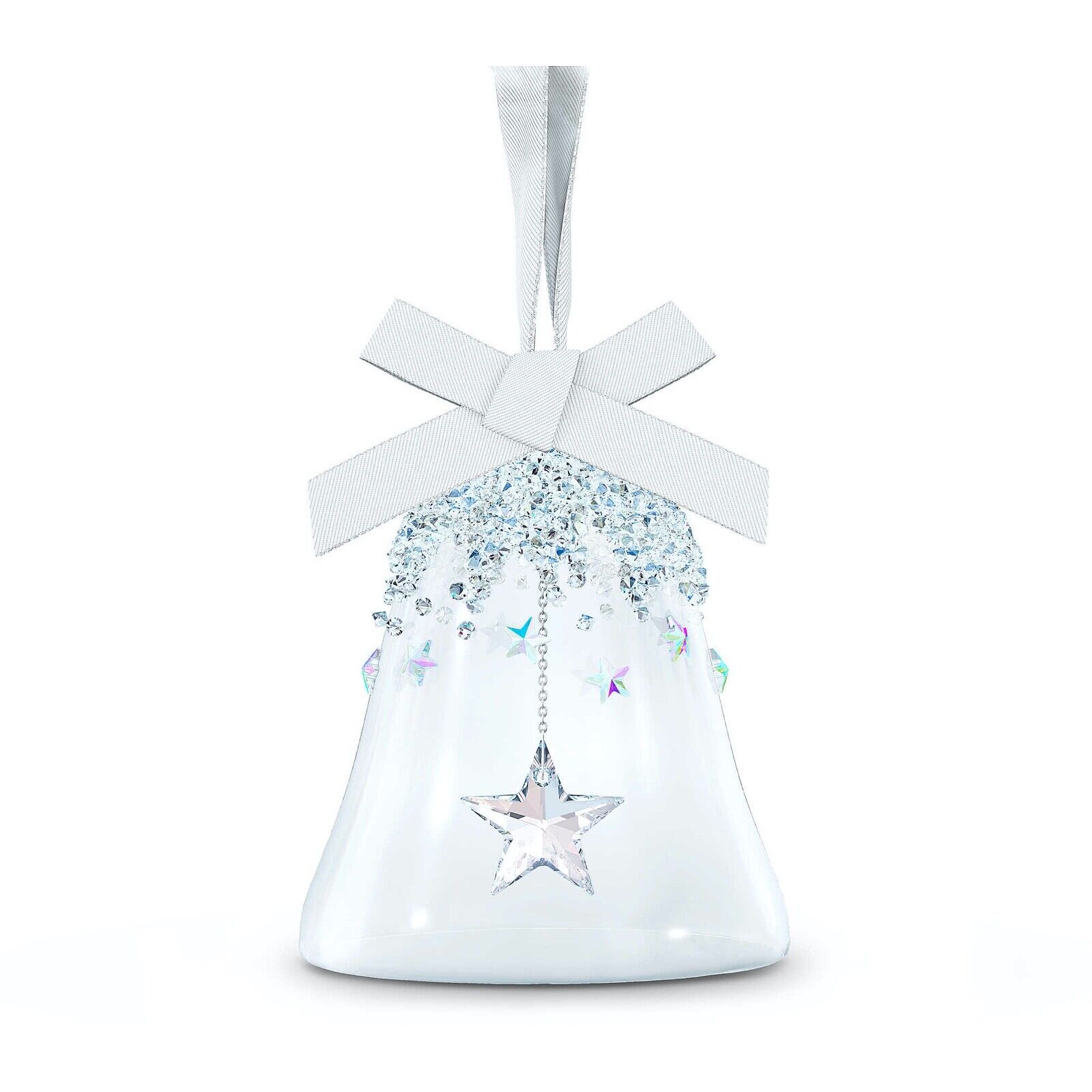 Decorazione Swarovski Campanella Stella 5545500 Ornament Bell Star Pendente