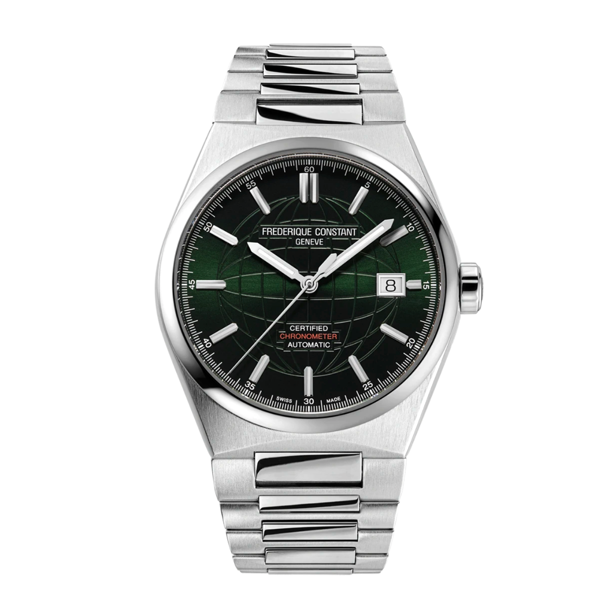 Orologio Frederique Constant HighLife automatico COSC British green FC-303G3NH6B