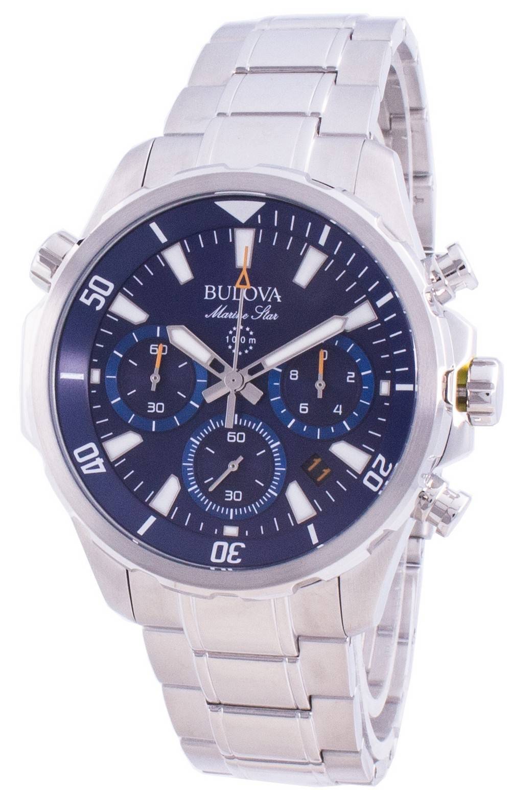 Orologio da uomo al quarzo cronografo Bulova Marine Star 96B256