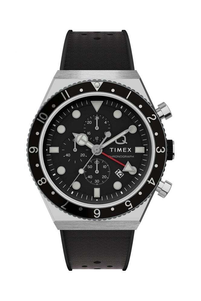 Q Timex Tre Fuso Orario Orologio Cronografo TW2V70000