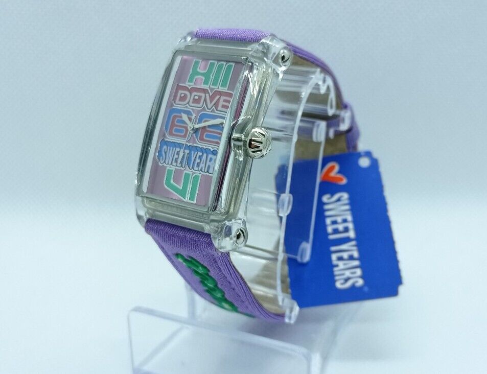 OROLOGIO SWEET YEARS by Chronotech UNISEX VIOLA CASSA RETTANGOLARE 32x52mm