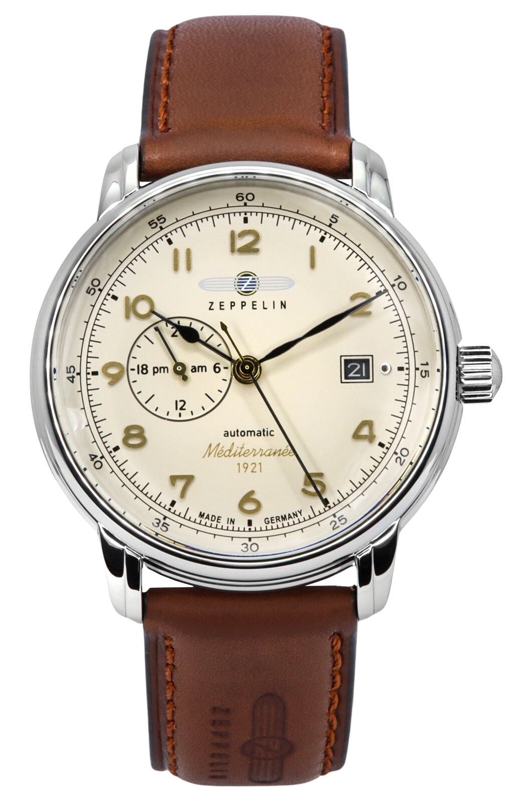 Orologio da uomo Zeppelin Mediterranean Automatic Dress Z96685 50M