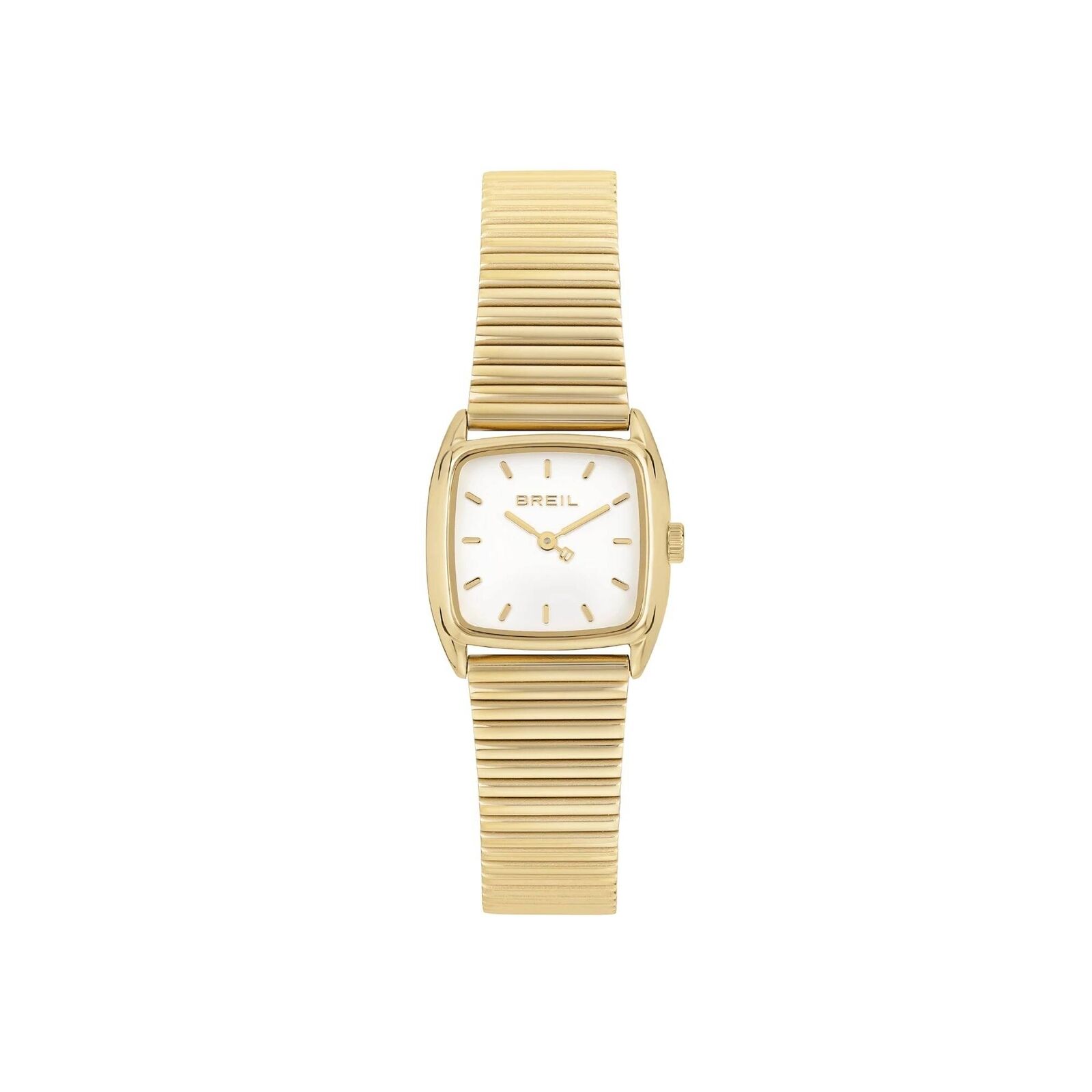 Orologio Breil Stylize TW2051 Watch Donna Maglia Dorata Quadrato Indici Oro