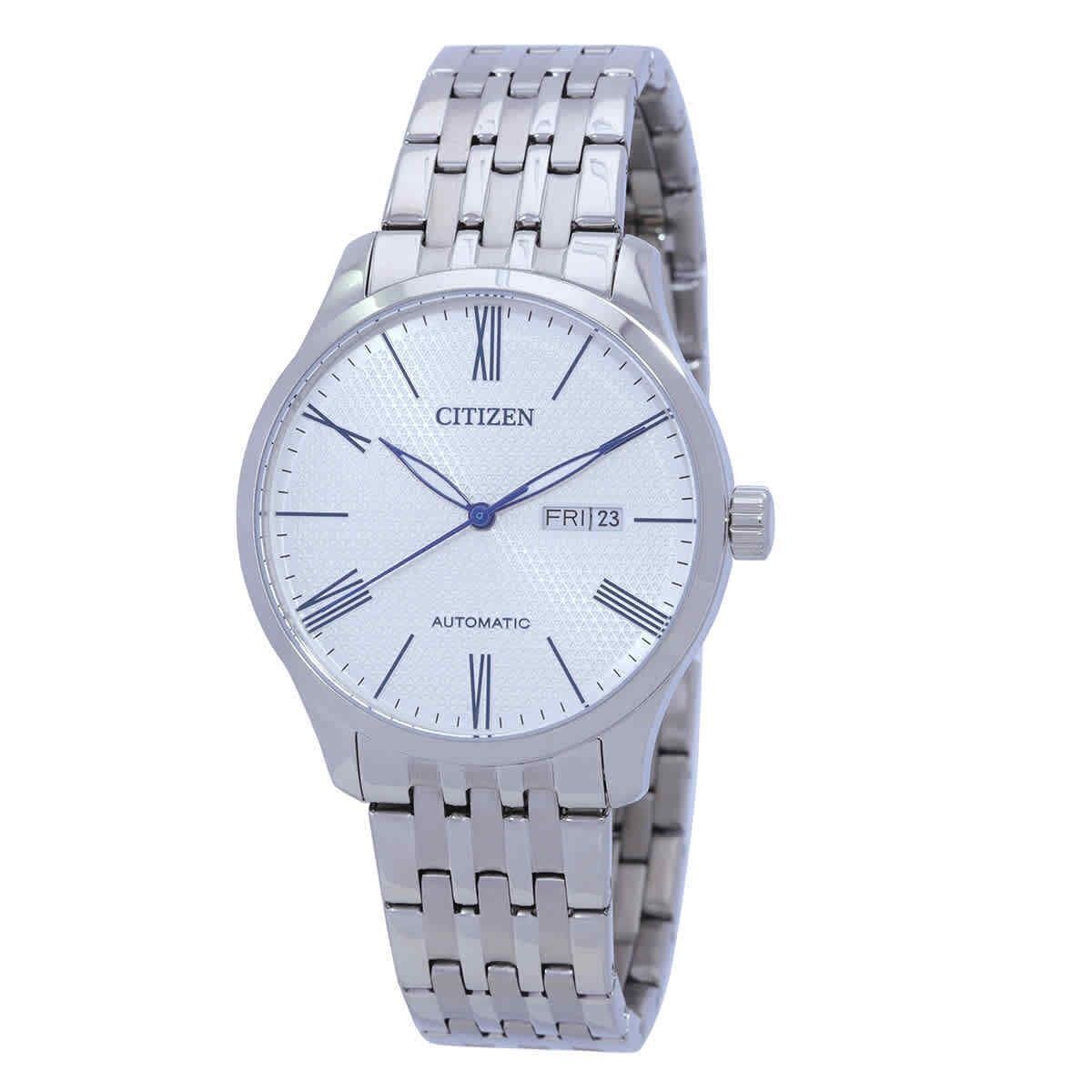 Citizen Acciaio Inossidabile Automatico Giorno/Data NH8350-59B 50M Orologio Uomo