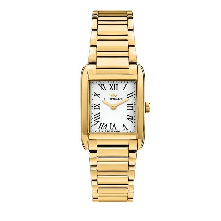 Orologio Philip Watch Museum R8253820502 Donna Acciaio Dorato Rettangolare oro