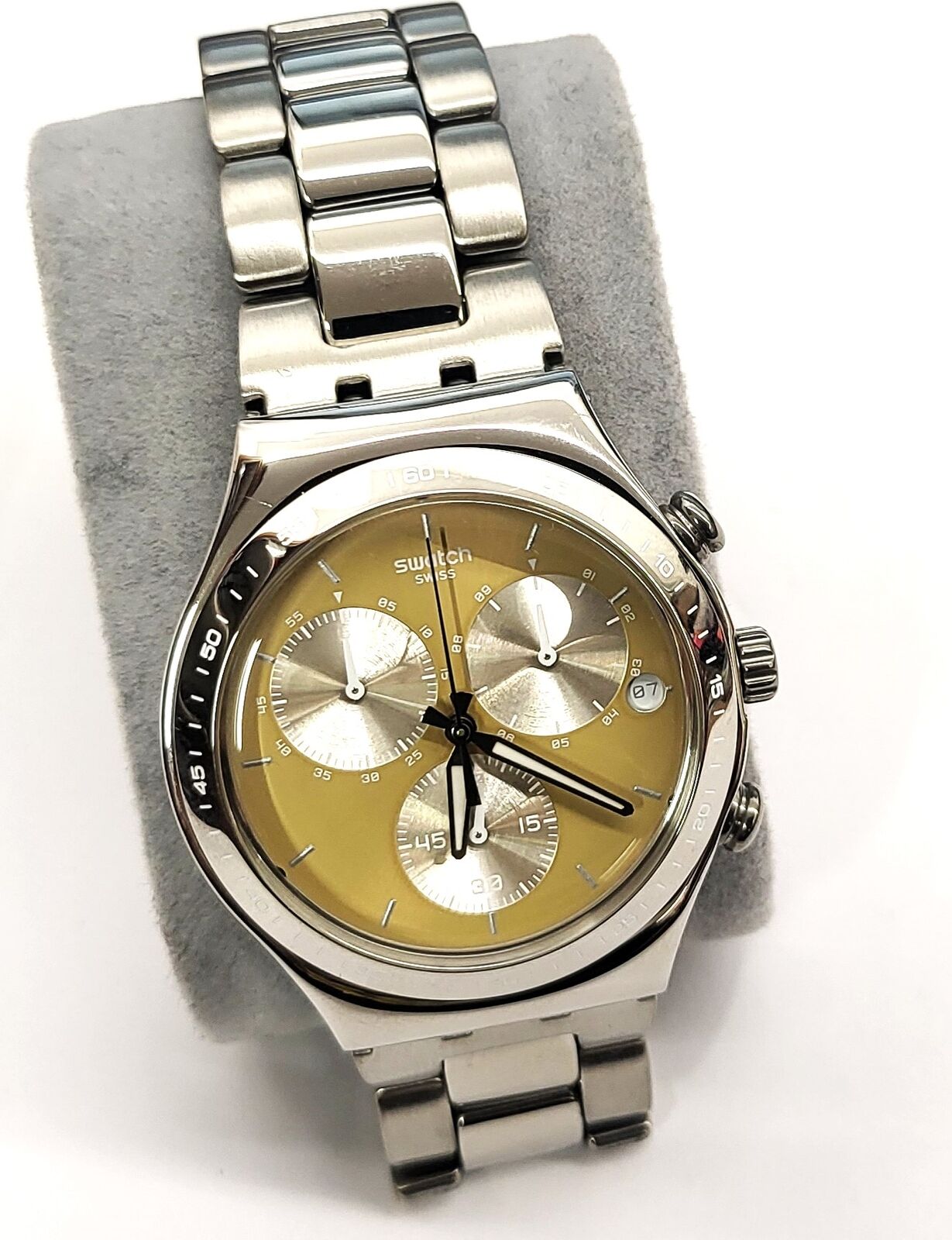 Swatch Irony Chrono 2015 - YCG582C - Sand Dune - Nuovo -