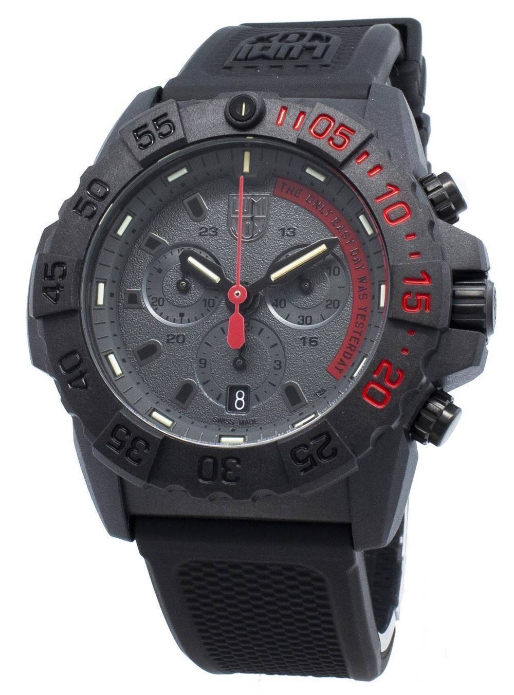 Luminox Navy SEAL Swiss Made Cronografo XS.3581.EY Al Quarzo 200M Orologio Uomo