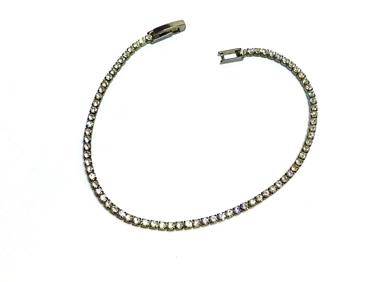 Wedding Luxury 1AR By UNOAERRE Tennis 1 Filo In Ottone E Cristalli 1AR808
