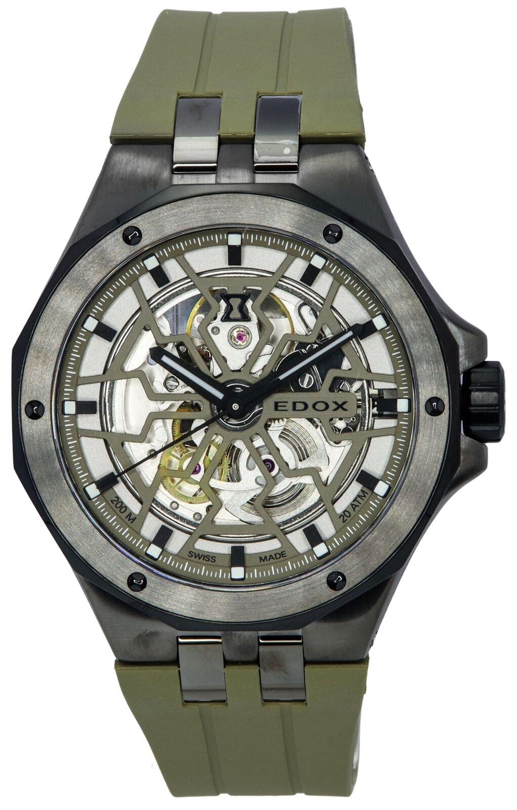 Orologio da uomo Edox Delfin Mecano Automatic Diver 85303357GNCAVVONB 200M