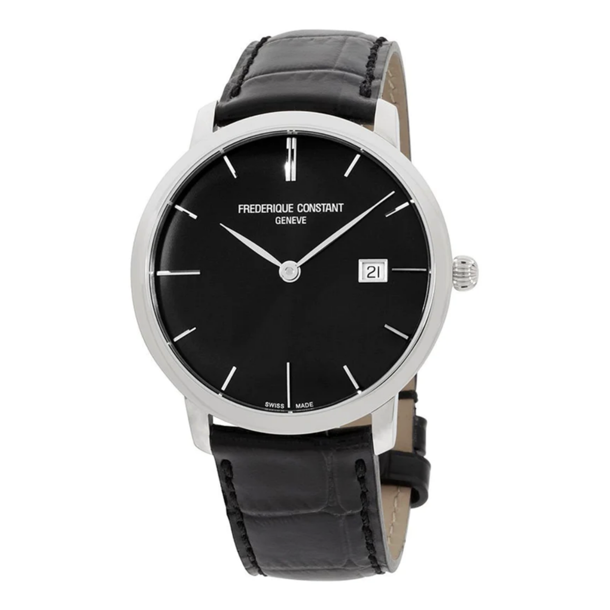 Orologio Frederique Constant Geneve Automatic Slim line Quadrante Nero FC-306...