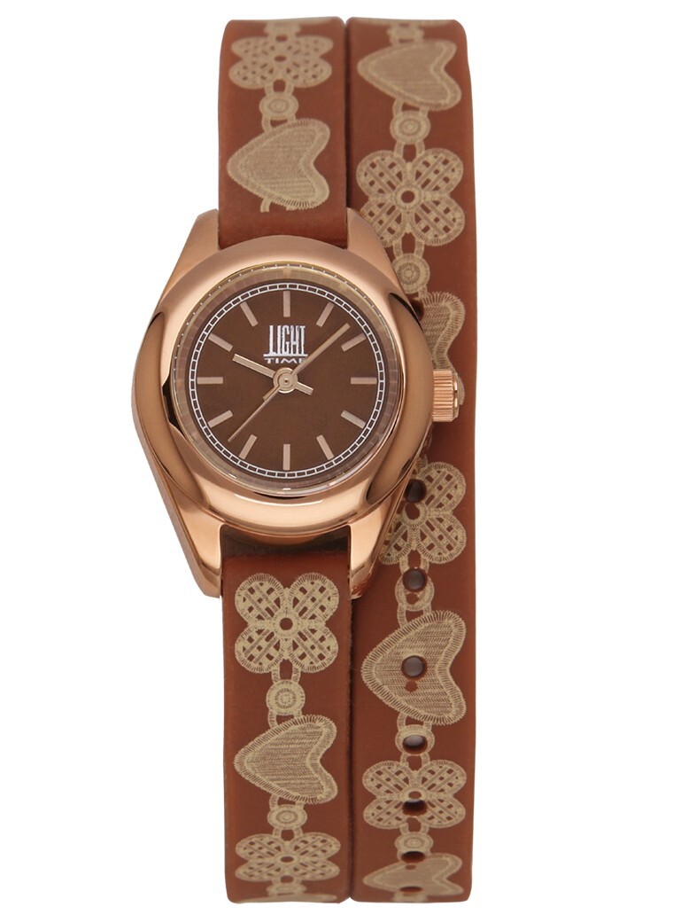 OROLOGIO DA POLSO LIGHT TIME Mod. ROCOCO - Brown