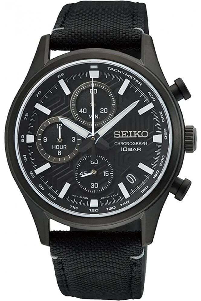 Seiko Uomo Orologio Cronografo 40mm Impermeabile SSB421P1