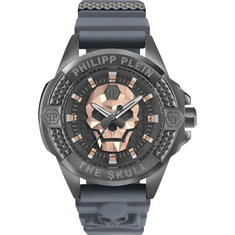 Orologio Uomo PHILIPP PLEIN THE SKULL PWAAA2324 Silicone Grigio