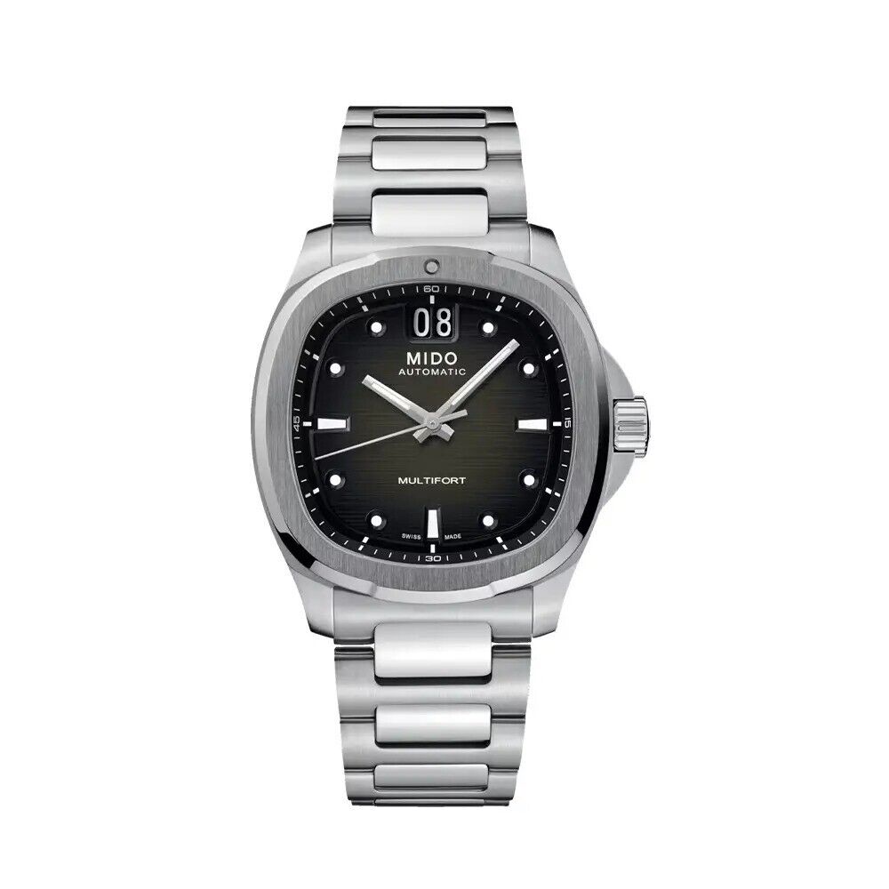 Orologio Mido Multifort TV Big date M0495261108100 acciaio grigio Automatico
