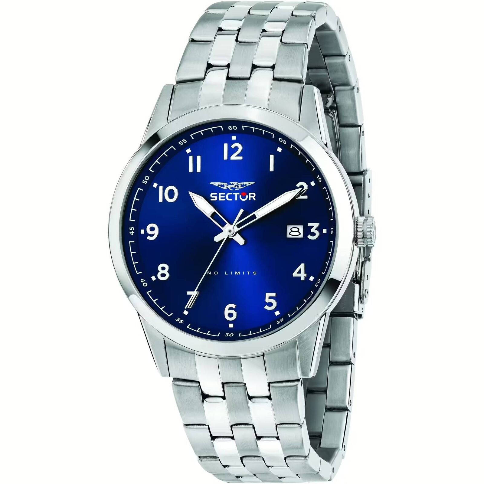Orologio Sector 660 R3253517032 Watch Acciaio Uomo 41mm Blu Nuovo