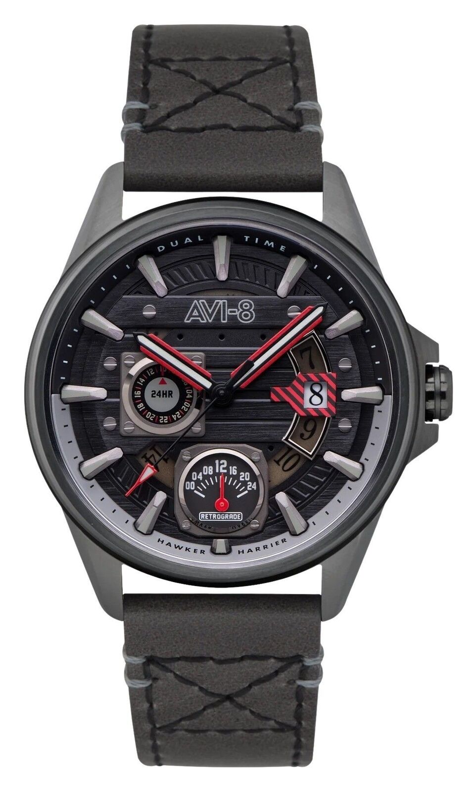 AVI-8 Hawker Harrier Farley Multifunzione Quarzo AV-4098-04 50M Orologio da Uomo