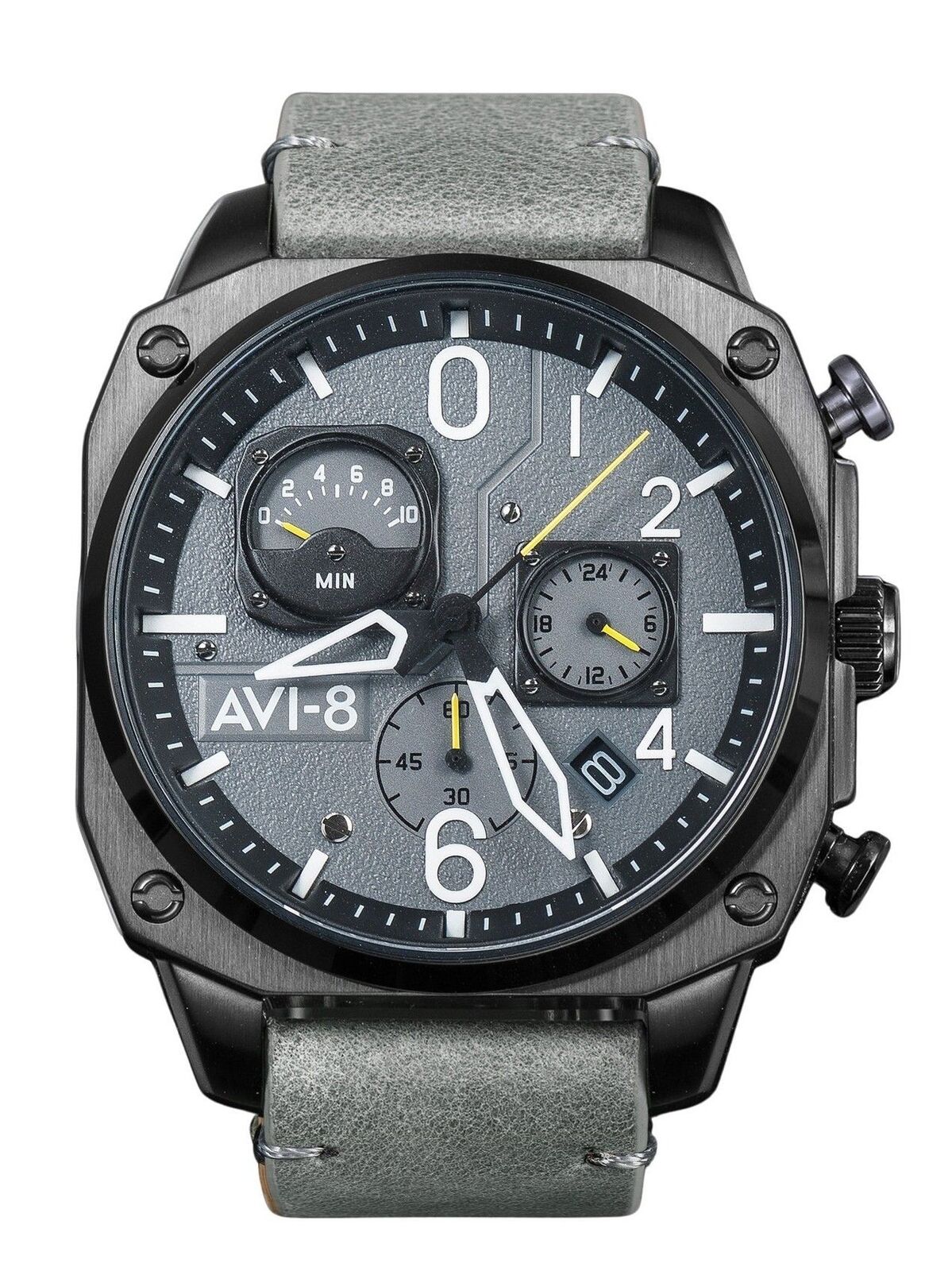 AVI-8 Hawker Hunter Retrograde Cronografo Sea Grigio AV-4052-03 Orologio Uomo